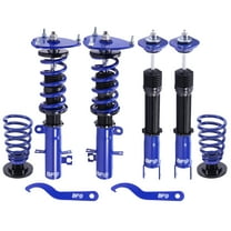 BFO Coilovers for Nissan Altima 2007-2013, for Nissan Maxima 2009-2014, Height Adjustable Coilovers Suspension Kit, Preset Damping Shock Absorber Struts, Lowering Kit Blue