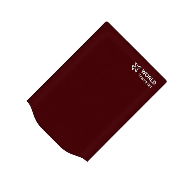 ziyahi Non-woven Travel Luggage Cover Dustproof Stylish Sticker Type Detachable Simple Style Suitcase Bag Protector Guard Wine Red 24inch