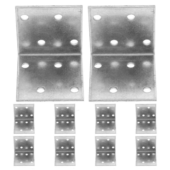 PBPBOX 10Pcs Sturdy Angle Brackets for Wood Furniture with Easy Install and Secure Connection