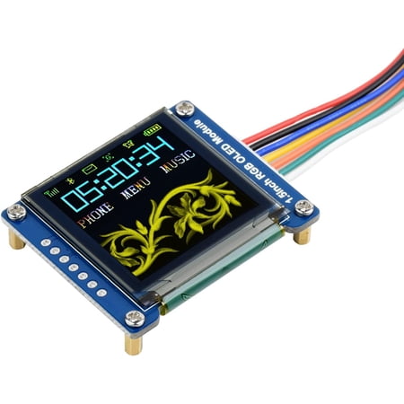 1.5inch RGB OLED Display Module 128x128 16-bit High Color SPI Interface SSD1351 Driver Raspberry Pi/Jetson Nano/Arduino/STM32 Examples Provided 1.5inch RGB OLED Display Module 128x128 16-bit High Color SPI Interface SSD1351 Driver Raspberry Pi/Jetson Nano/Arduino/STM32 Examples Provided