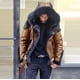 thumbnail image 3 of Chaqueta con cremallera de estilo europeo y americano para otoño e invierno, chaqueta de moto gruesa para hombre, abrigo de cuero, 3 of 4
