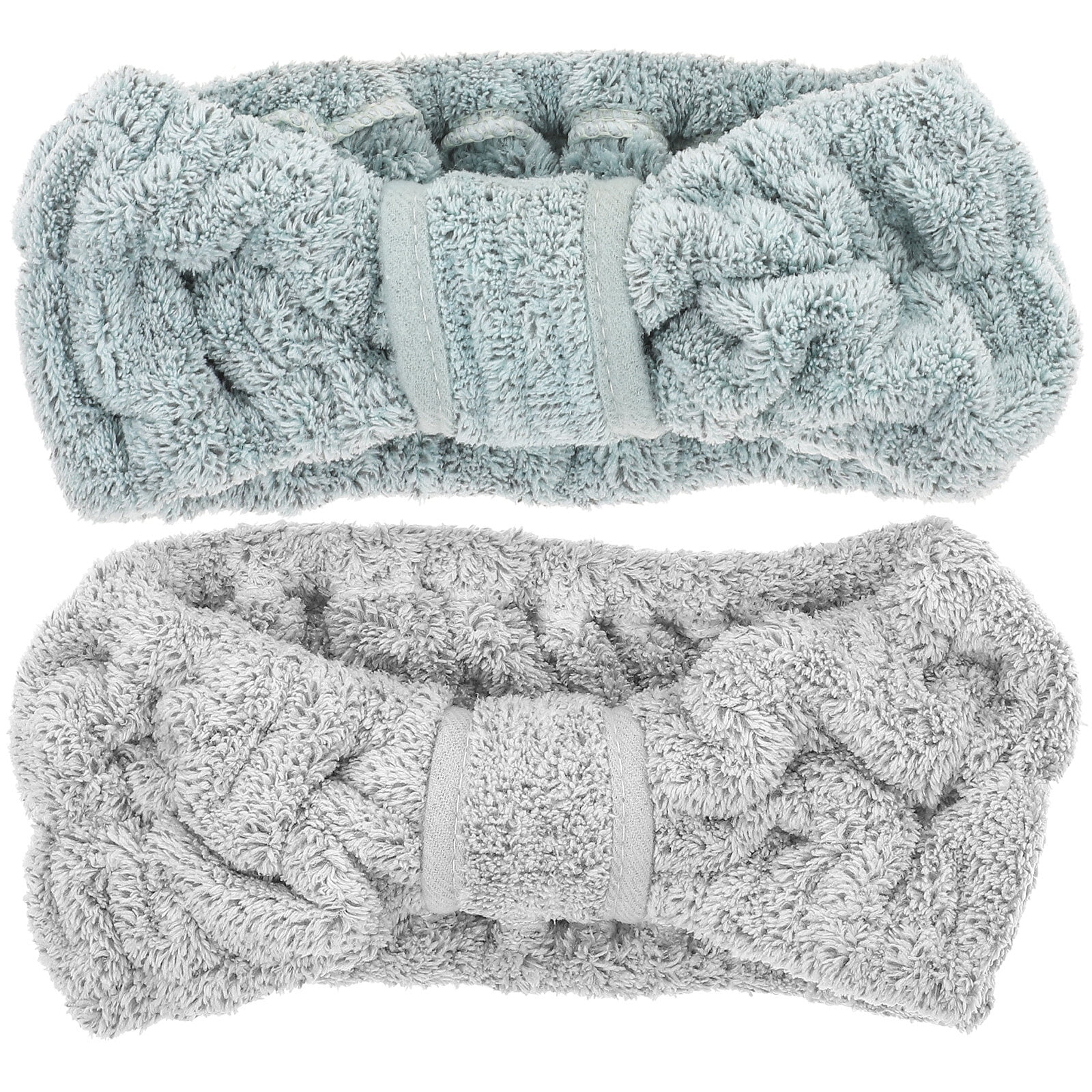 2Pcs Makeup Headbands Washing Face Shower Hairbands Hair Wrap for Girl