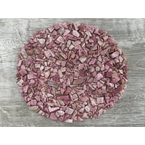 WHOLESALE Natural Semi Tumbled Pink Opal Gemstone Chips, Crushed Mini Pink Opal Crystals, Undrilled (Pink Opal, 0.5 Pound)