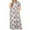 White, variant on Kmdttou Plus Size Women Casual Summer Short Sleeve Print Loose Pocket Long Dress with Pockets (Size:XL-5XL)