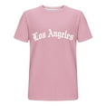 thumbnail image 4 of Zylanna Men's T-Shirts Tee, Short Sleeve Crew Neck Summer Letter Print Fashion Tops for Mens Pink, 4 of 5