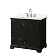 thumbnail image 2 of Wyndham Collection Wcs202036s-Qtz-Us3mxx Deborah 36" Free Standing Single Basin Vanity Set, 2 of 7