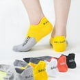 thumbnail image 4 of 5 Pairs Men's Anti-Odor Deodorant Quick-Dry Low-Cut Sports Running Socks, 4 of 7