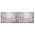 thumbnail image 6 of Yayeee Kitchen Valance Rod Pocket 54" x 18" Living Room Window Curtain, Purple Deer, 6 of 6