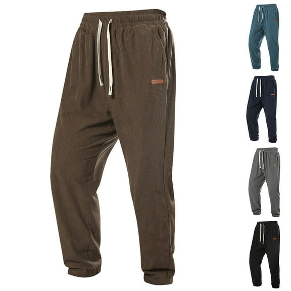 WAENQINLA Mens Sweatpants Joggers Casual Elastic Waist Drawstring Sweat Pants with Pockets Running Athletic Work Baggy Joggers Dark Gray XXL