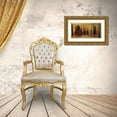 thumbnail image 3 of Thompson, Linda 32x18 Gold Ornate Wood Framed with Double Matting Museum Art Print Titled - Forest Silhouettes I, 3 of 4