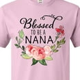 thumbnail image 4 of Inktastic Blessed to Be a Nana with Flowers T-Shirt, 4 of 5