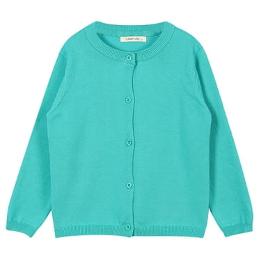 IROINNID Toddler Girl&boy Baby Infant Kids Autumn And Winter Sweater Candy Color Cardigan Solid Color Small Cardigan Children's Sweater