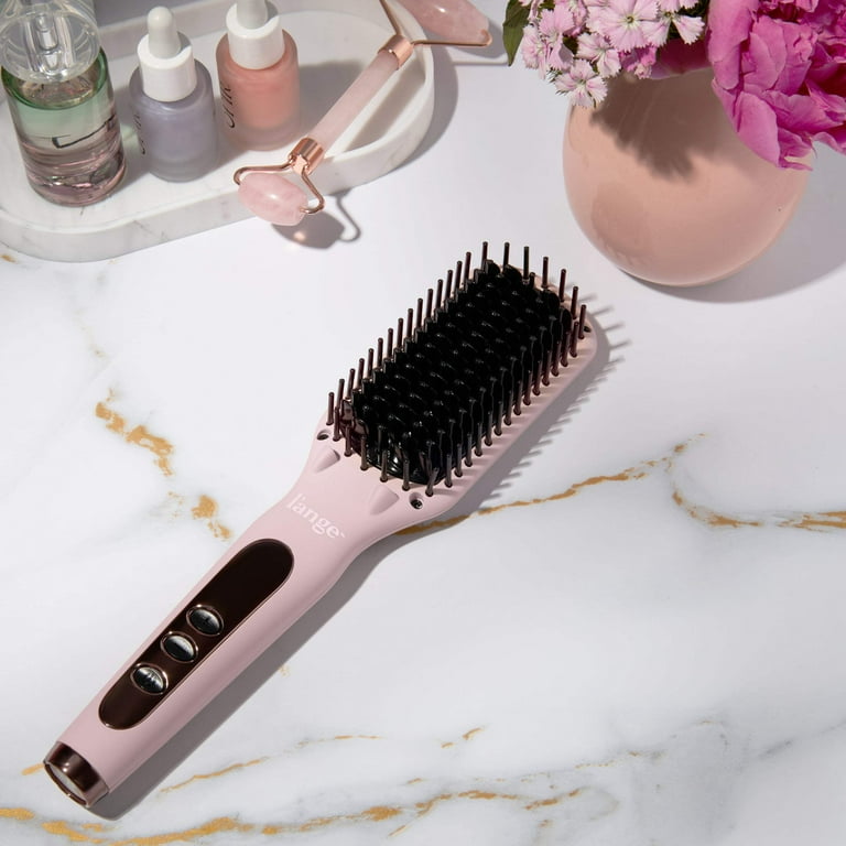 L'ange Hair Le Vite Hair Straightening Brush, Heated Brush with