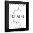 thumbnail image 1 of Shamp, Cindy 13x18 Black Modern Framed Museum Art Print Titled - Just Breathe Deeply, 1 of 5