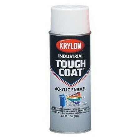 Krylon Industrial Tough Coat Acrylic Alkyd Enamels, 12-oz. Aerosol Can, Aluminum - 12 CN (425-A01760007)