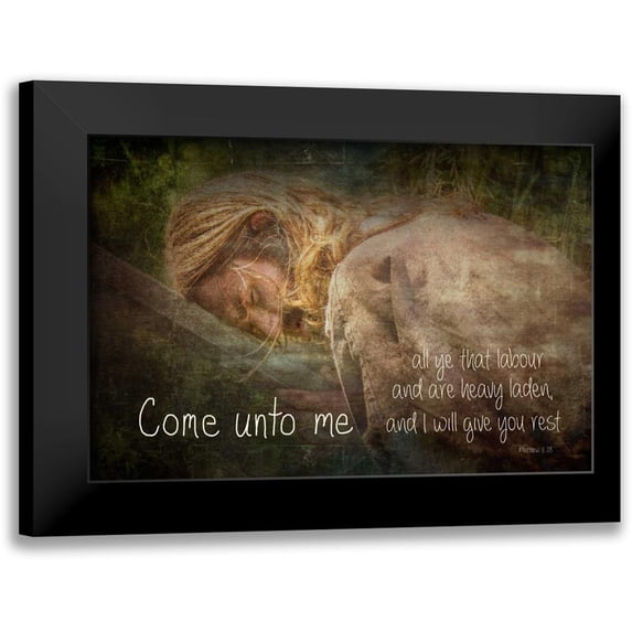 Murdock, Ramona 14x11 Black Modern Framed Museum Art Print Titled - Come Unto Me