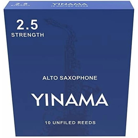 Alto Saxophone Reeds for Alto Sax Strength 2.5; Box of 10$$Music