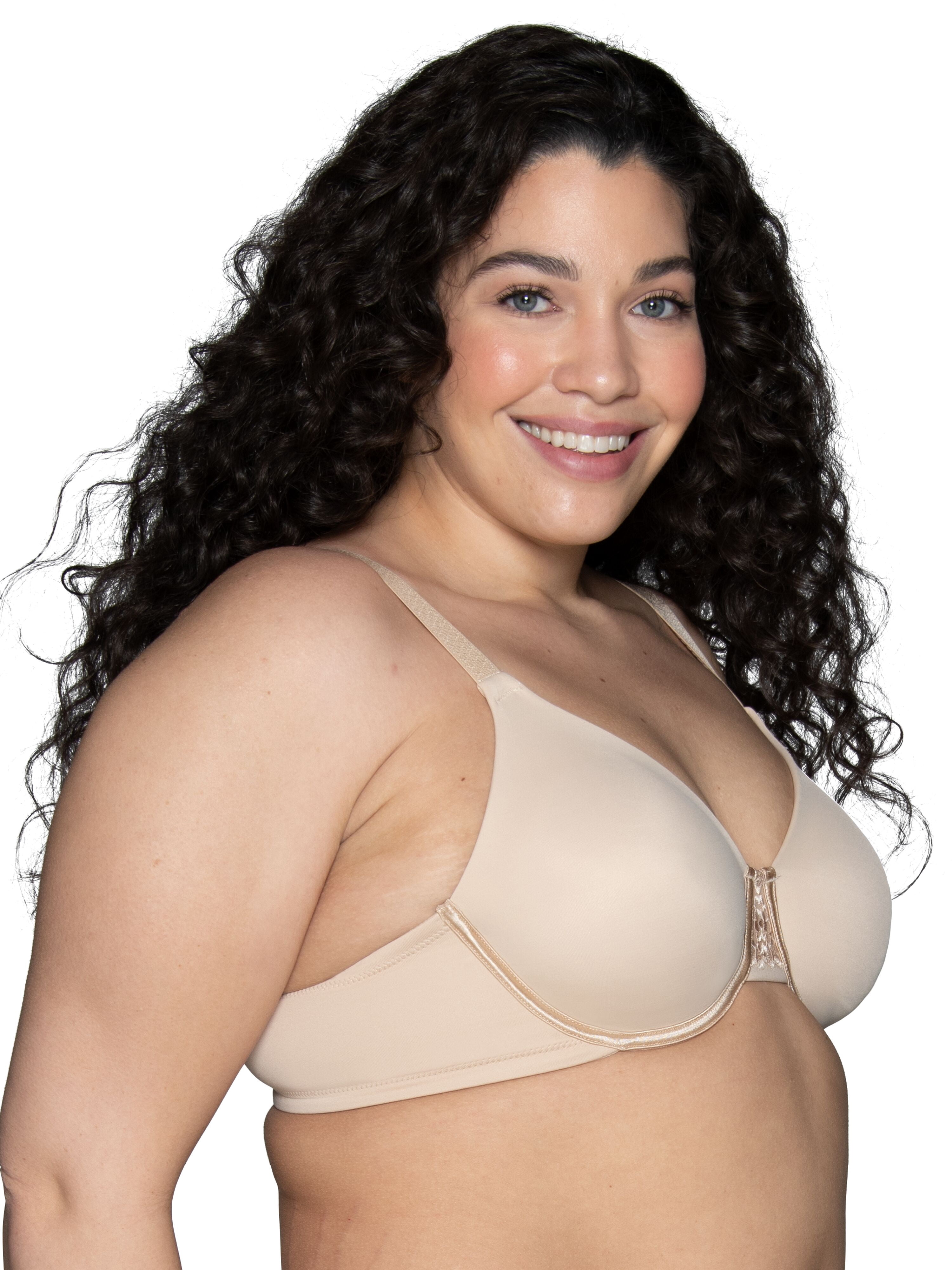 Vanity Fair Lingerie Women's Beauty Back Smoothing Underwire Minimizer Bra, Style 76080