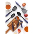 thumbnail image 4 of TEMOGU-Oceanware Blue Slotted Spoon, Handles Made from 98% Recycled Fish Nets (CTG-22-LSBC), 4 of 4