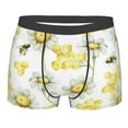 thumbnail image 5 of Uemuo Sweet Honey Pattern Men's Boxer Briefs,Trunk Anti-Chafing,Comfortable, Durable, and Stylish Underwear-X-Large, 5 of 9