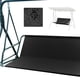 thumbnail image 3 of Muyoka Funda para asiento de columpio Funda impermeable para silla de columpio Funda para banco de silla plegable 600D Oxford Resistente a los rayos UV Funda para muebles de asiento columpio Toldo par Muyoka Hogar, 3 of 6