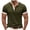 X-684 Army Lime Green, variant on Black Ladies Workout Athletic Running Button Top Short Sleeve Blouses for Juniors Boat Neck Color Block Plain Fall Summer Shirts 2026 Clothing Regular Fit XXL