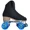 Blue Wheels, variant on Atom Quad Outdoor Roller Skates - Vista Alloy Women's Outdoor Package (Wheels: Atom Pulse Lite 78A)