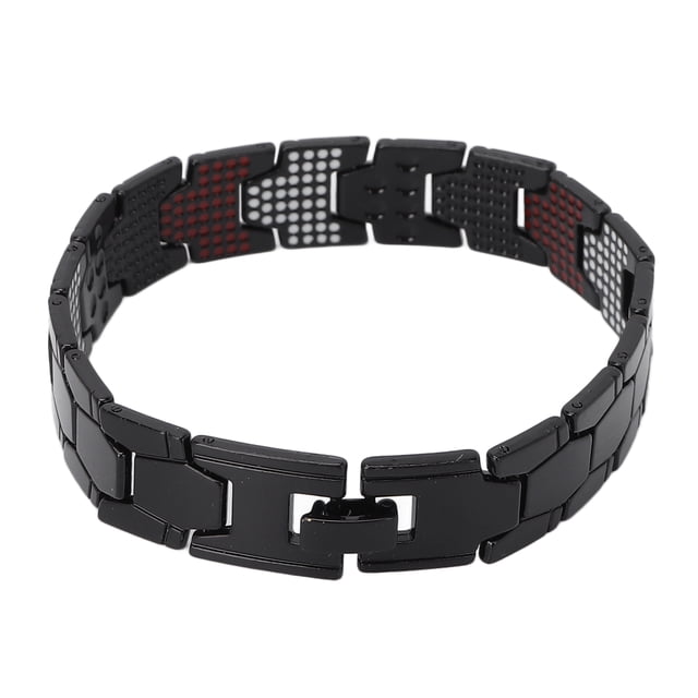 Pulsera magnética BuyWeekMX Hexagonal Ajustable Desmontable de Hombre