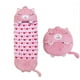 thumbnail image 4 of Saco de dormir para niños de dibujos animados, saco de dormir con almohada de animales para niños, edredón plegable a prueba de patadas, saco de dormir para niños, 4 of 6