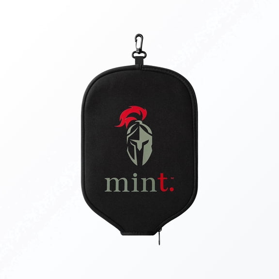 Mint Sport Pickleball Paddle Cover – Universal Neoprene Pickleball Paddle Sleeve, Fits Standard & Elongated USAPA Approved Paddles up to 8.5 x 12.2 in, Zippered Protective Paddle Case (Black)