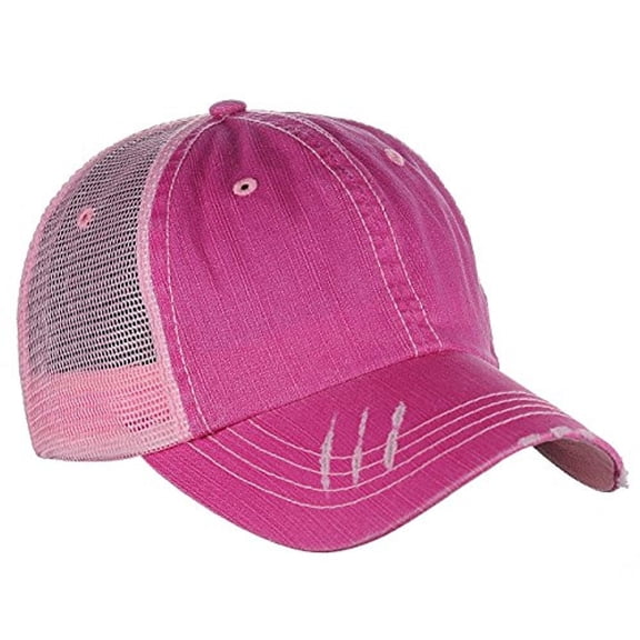 MG Low Profile Special Cotton Mesh Cap-Fuchsia