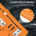 thumbnail image 2 of AEVXKHI Cutting Machine Base Plate, Plastic Circular Saw Bottom Plate, Woodworking Cutting Machine Bottom Plate, 90° Flat 45° Oblique Cutting Trimming Machine Base Plate, 2 of 10