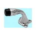 thumbnail image 2 of Renovators Supply Floor Mount Door Bumper Chrome-Plated Brass Romanesque, 2 of 6