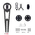 thumbnail image 1 of Bicycle Computer Holder Carbon Fiber Bracket Road Bike Stopwatch Speedometer Mount Holder For Garmin-Gopro Light Stand, 1 of 12