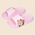 thumbnail image 5 of ITSAME Girls Slippers, Non-Slip Thickened Quick-Dry Summer Bathroom Shower Open Toe Slippers Pink 1-1.5(Big Kids), 5 of 7