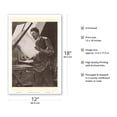thumbnail image 2 of Belgian Printmaker Félicien Rops in his Studio - From an Original Photogravure by Paul Mathey c.1893 - Master Art Print (Unframed) 12in x 18in, 2 of 4