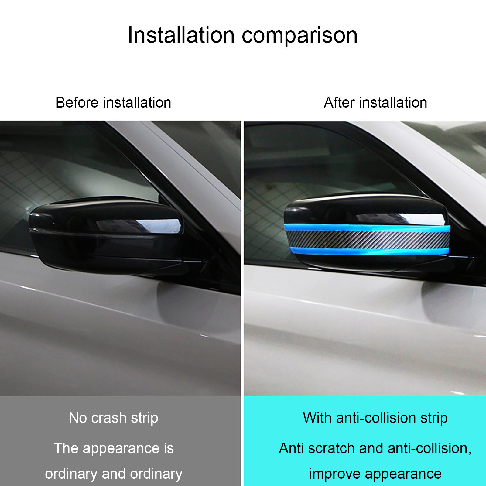 Ykohkofe Car Door Edge Guard Door Sill Protector Automotive Collision Strip  For Car Door Edge Front And Rear Bumper Door Sill Protector Fits For Most  Car Led Interior Light Bar Auto Detailing