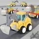 thumbnail image 5 of Vehículos de construcción de ingeniería de tipo empuje de dibujos animados, decoración de juguete, coches de granja, modelo de educación temprana, niños, niños, regalo para bebés, excavadora Inevent FN000742-03B, 5 of 7