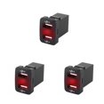 thumbnail image 1 of Kenally de coche con reemplazo de adaptador de carga de coche LED dual USB para Corolla/Prado/Reiz, rojo, FTU Type1 NO1 Kenally CBP172456, 1 of 1