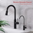 thumbnail image 3 of SUMERAIN Drinking Water Faucet for Kitchen Sink, Kitchen Water Filter Faucet SUS 304 Lead-Free Stainless Steel for Reverse Osmosis or Water Filtration System Matte Black Finish, 3 of 11
