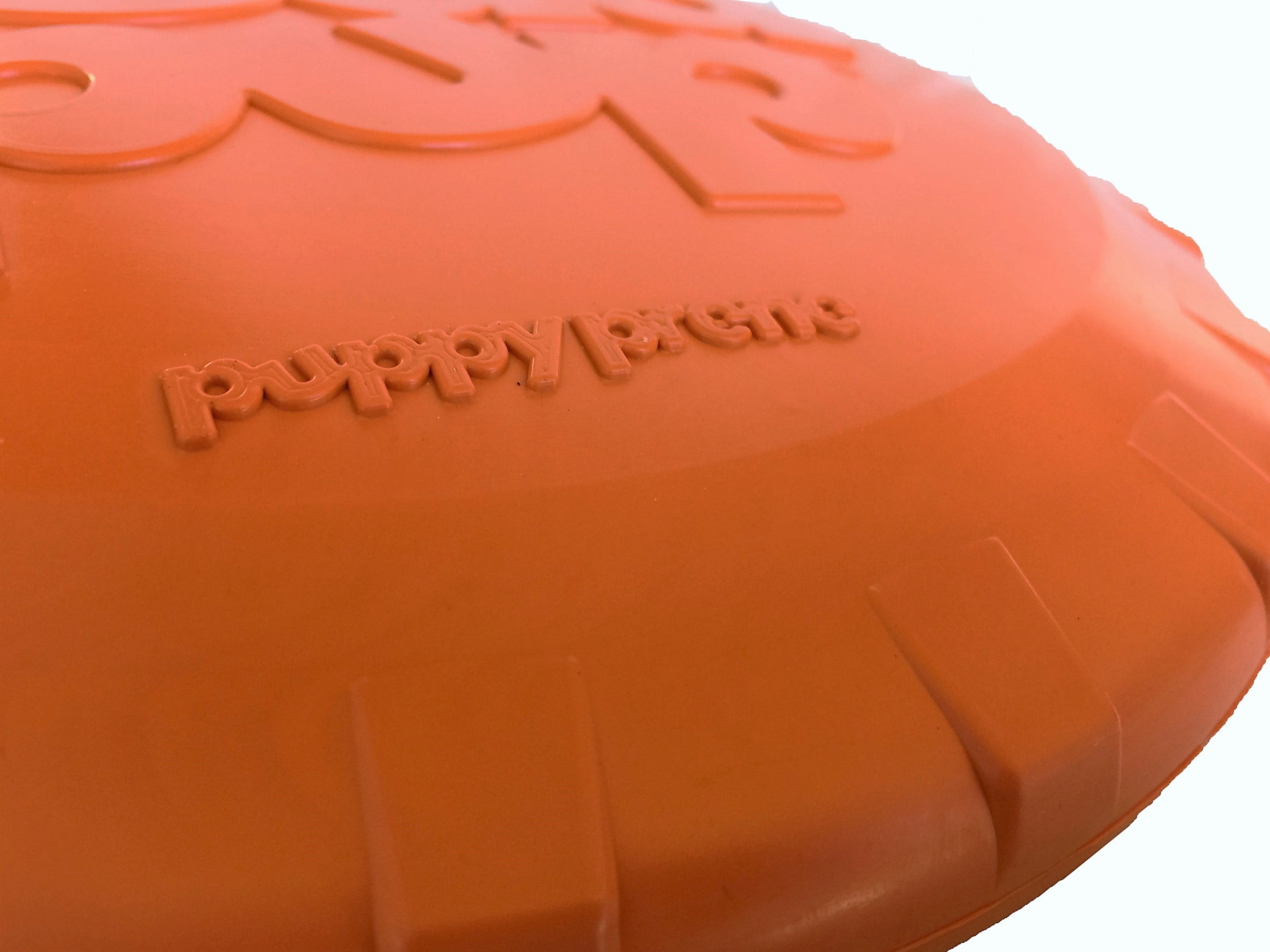 Bottle Top Flyer Durable Rubber Retrieving Frisbee - Orange