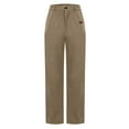 thumbnail image 4 of Puntoco Pantalones deportivos de cintura elástica con cremallera y bolsillos de color sólido para hombre, 4 of 6