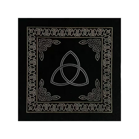 

Altar Cloth | Triple Moon Pentagram Goddess Tarot Cloth | Velvet Tarot Table Cloth for Reading Wiccan Supplies and Tools 23.62 x 23.62 in