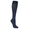 Dr. Scholls Womens Solid Knee High Compression Socks BLK