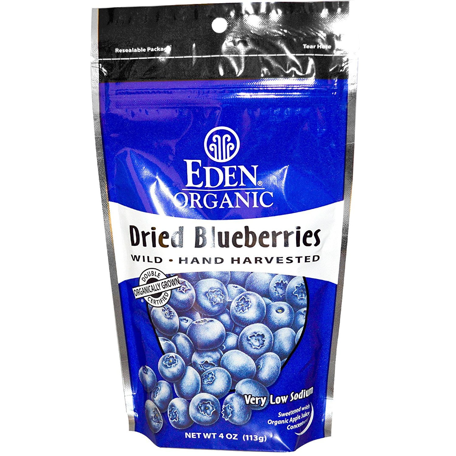 Eden Foods, Organic, Dried Blueberries, 4 oz by