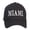 Black, variant on City of Miami Embroidered Cotton Cap - Black OSFM