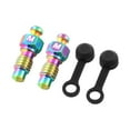 thumbnail image 3 of yotijay 2 Pieces Brake Caliper Bleed Screws Professional Lightweight Titanium Alloy Bike Colorful, 3 of 9