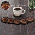 thumbnail image 5 of VHC Brands Heritage Farms Natural Jute Coaster Set of 6, 5 of 5