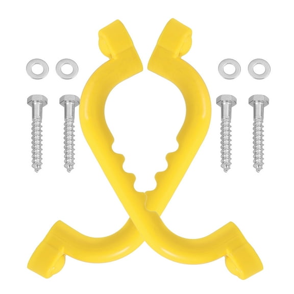 2 Pcs Child Safety Handle Handles Safety Handle Indoor Non- Handle Climbing Frame Hand Grips Plastic 24.40X7.00X2.10CM