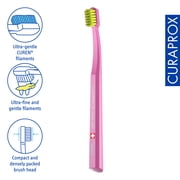 Curaprox CS Smart, Ultra Soft Toothbrush with Small Head for Precision and Gentle Cleaning